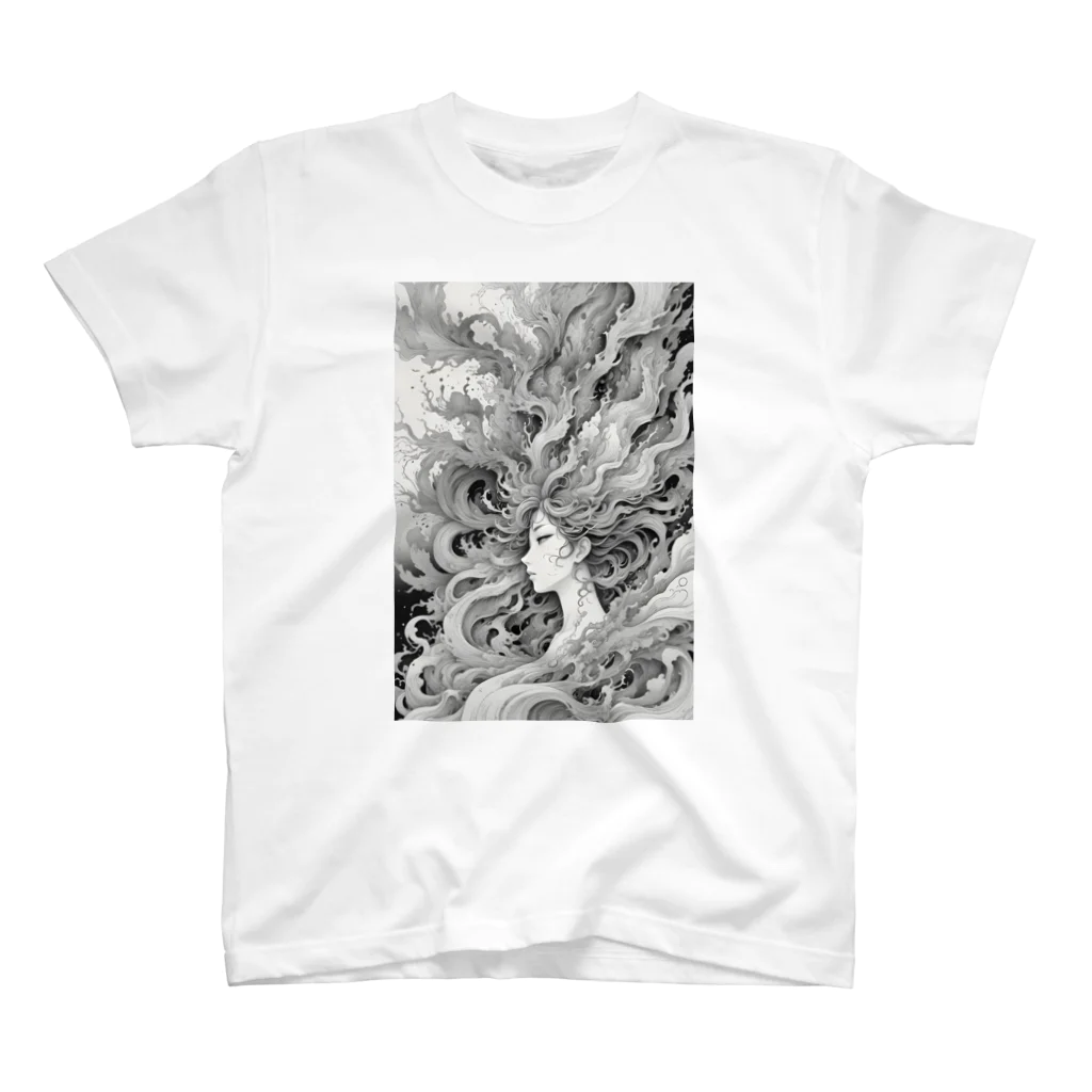 AI Fantasy Art Shopの【限定商品】Chaos③ Regular Fit T-Shirt