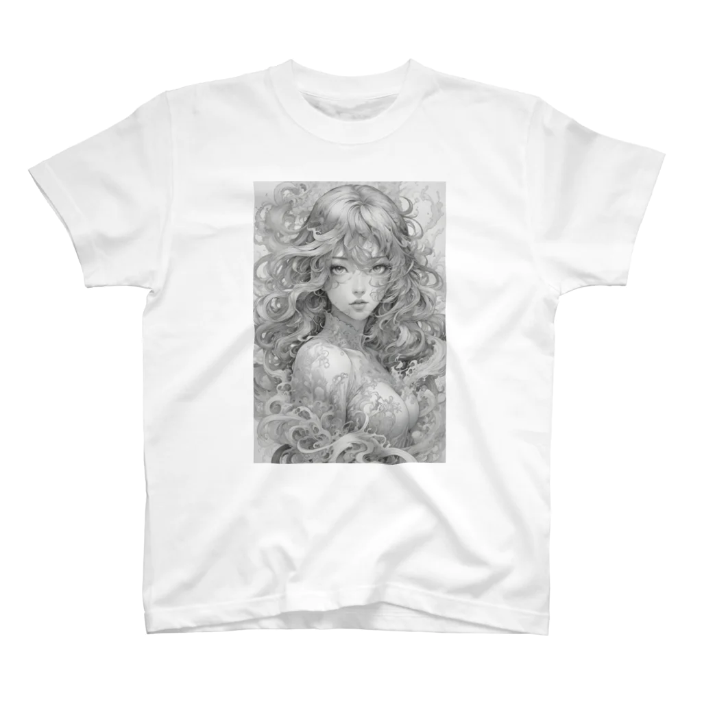 AI Fantasy Art Shopの【限定商品】Chaos⑤ スタンダードTシャツ