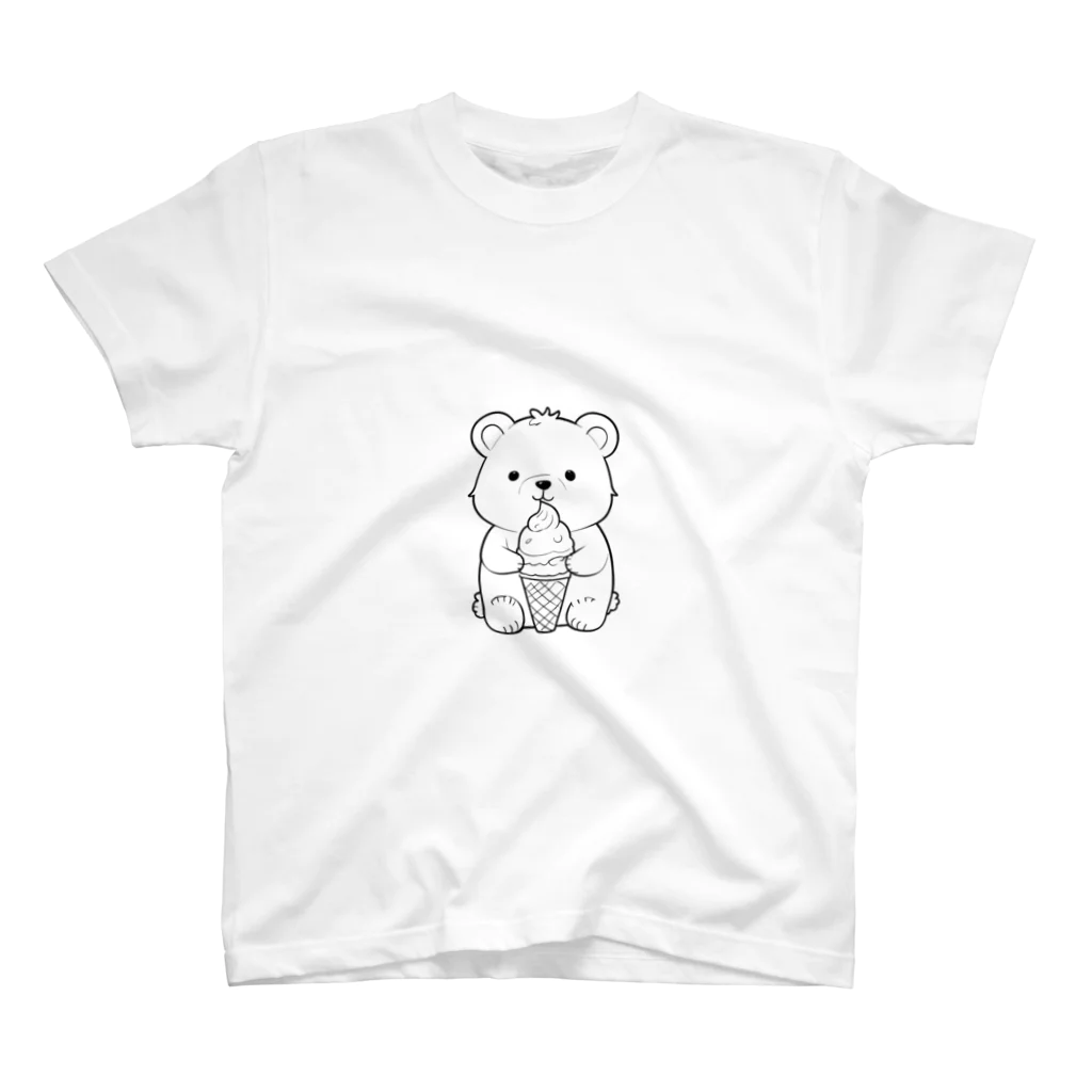 ganeshaのかわいいクマ Regular Fit T-Shirt