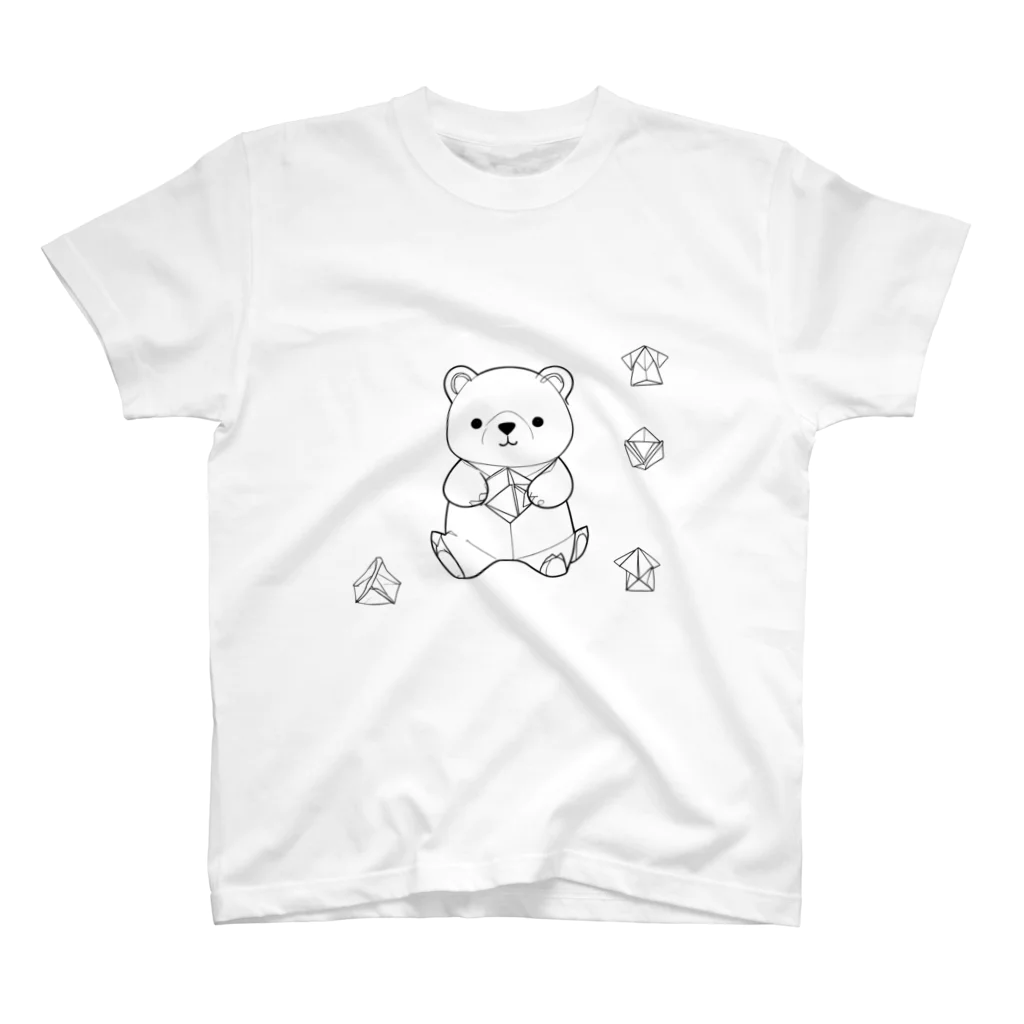 ganeshaのかわいいクマ スタンダードTシャツ