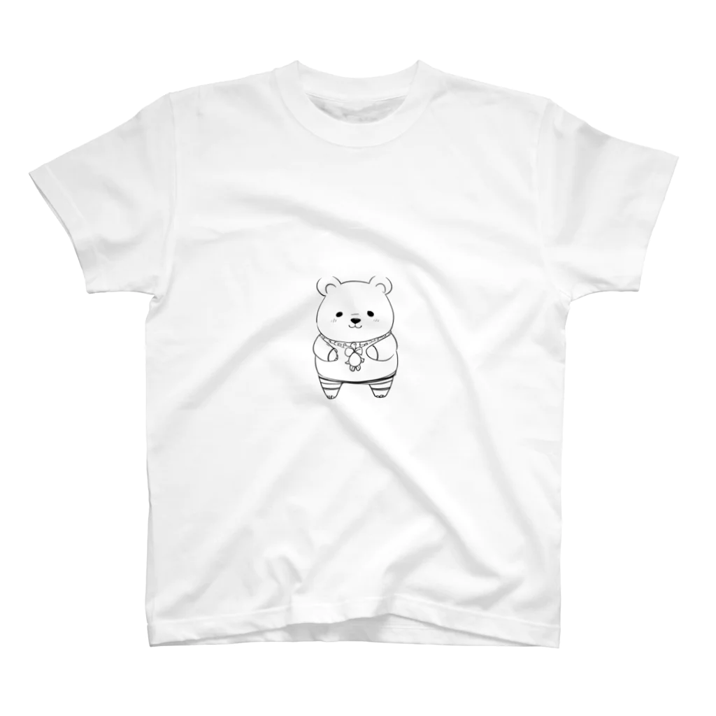 ganeshaのかわいいクマ スタンダードTシャツ