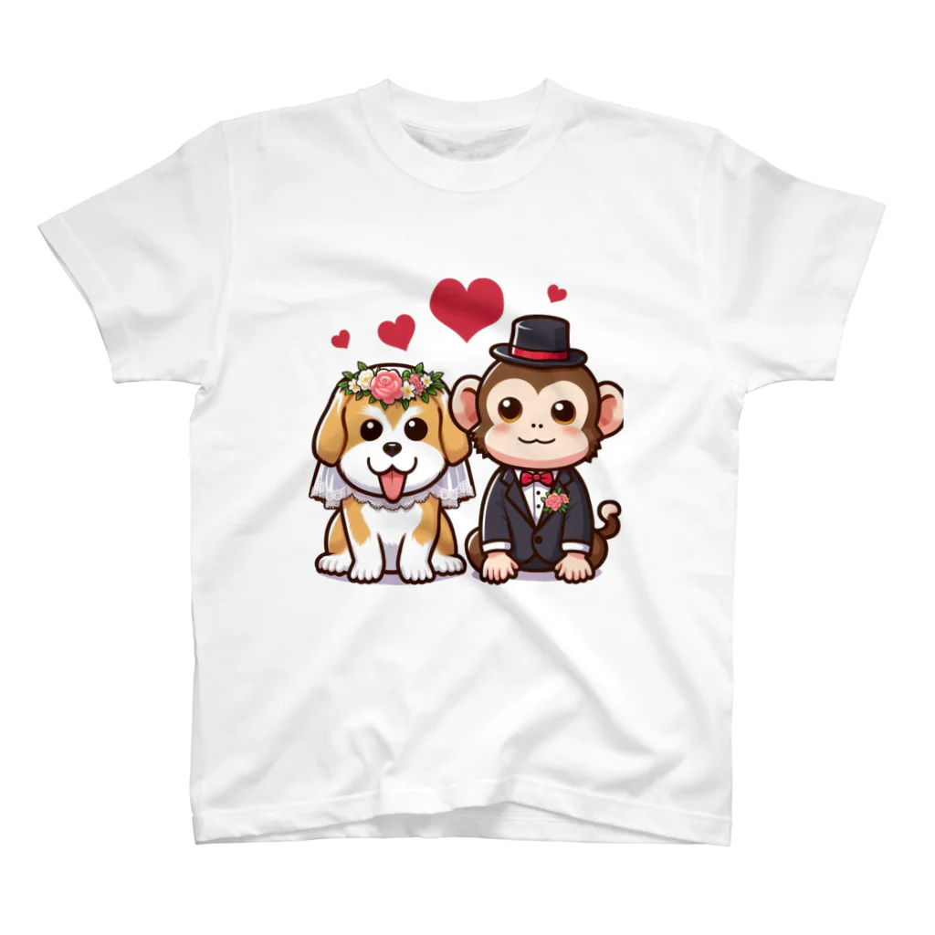 HERAX(へラックス）2号店の犬猿の仲～愛の力で仲良し～ スタンダードTシャツ