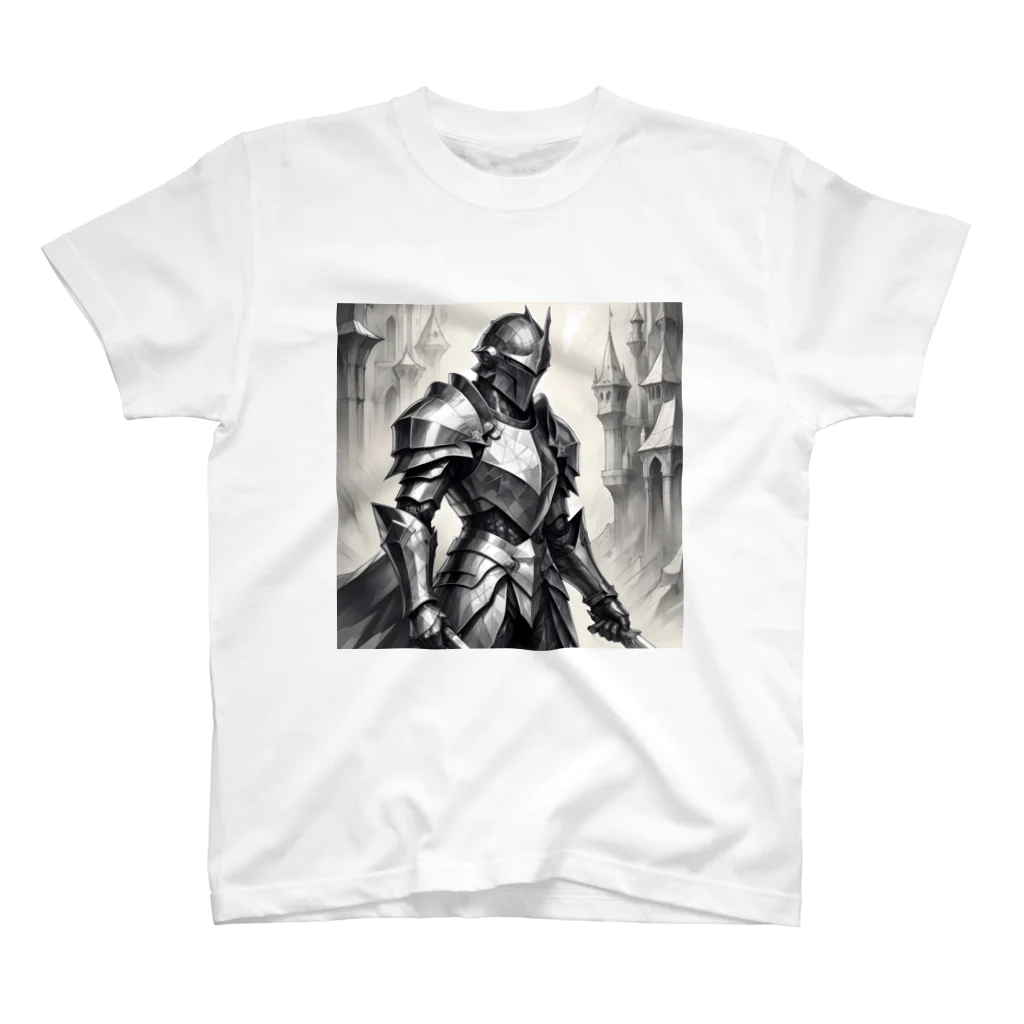 AI Fantasy Art Shopのblood knight⑥ スタンダードTシャツ