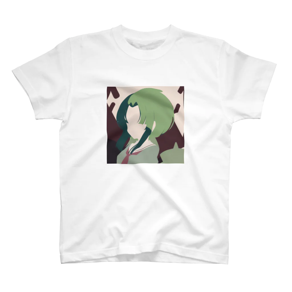 Riollaの緑の女の子 Regular Fit T-Shirt