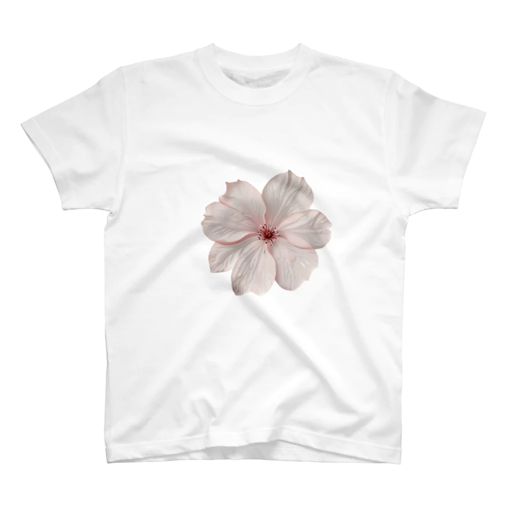 ころんと和み屋の桜　一輪 スタンダードTシャツ