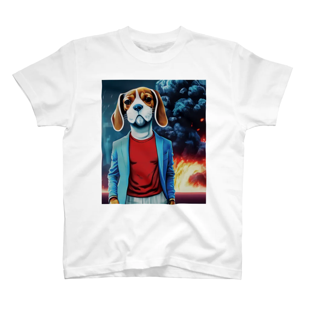 マルワーク S.Z.R.のCITY HUNTING DOG スタンダードTシャツ