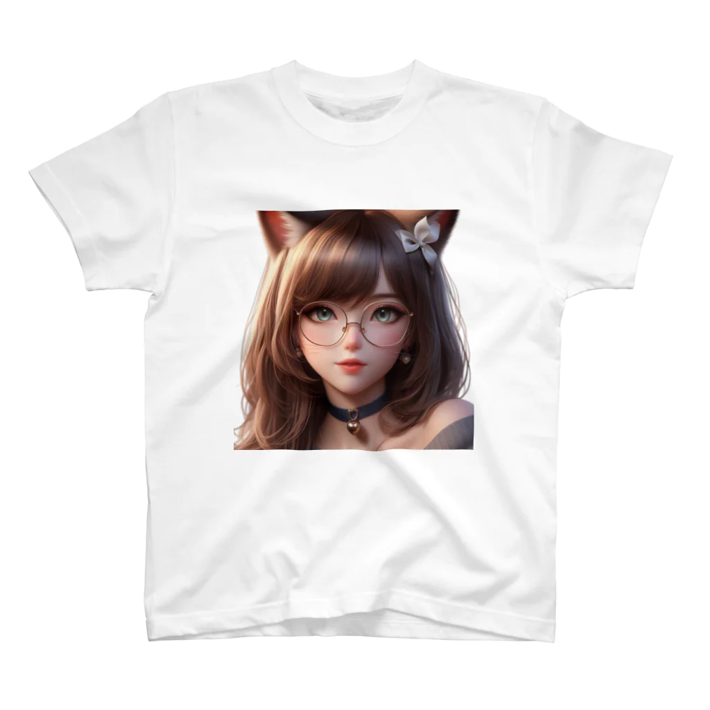 yos-1292583のねこニコばん Regular Fit T-Shirt