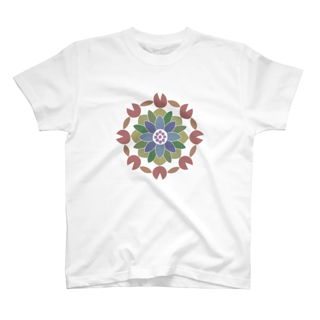 ARIGATOU-81のMANDALA •3• (K) スタンダードTシャツ