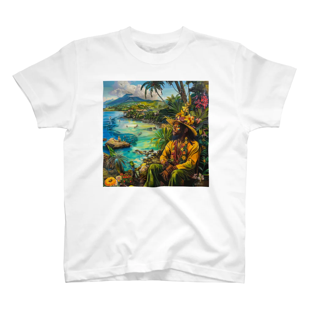 AQUAMETAVERSEのジャマイカ・ブルーマウンテン　Tomoe bb 2712 Regular Fit T-Shirt