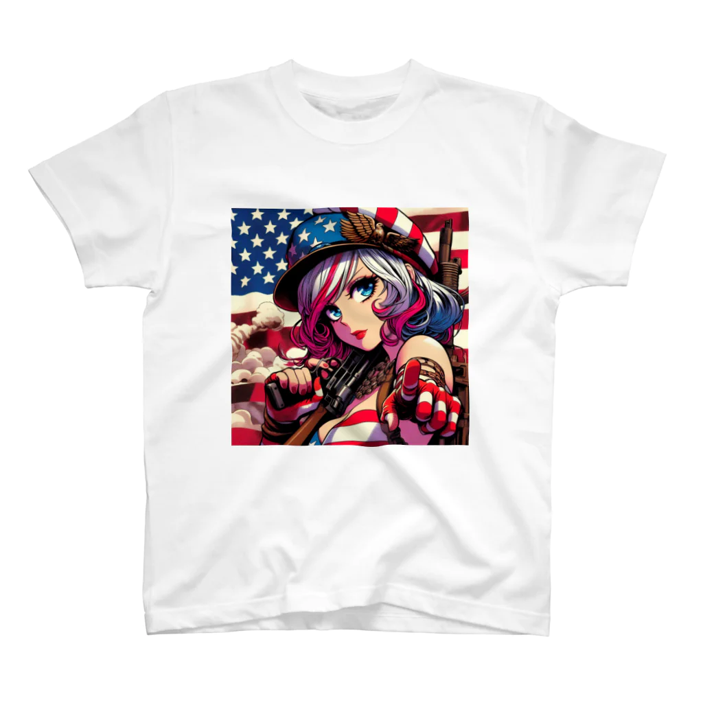 それなりのアメリカ姐さん Regular Fit T-Shirt