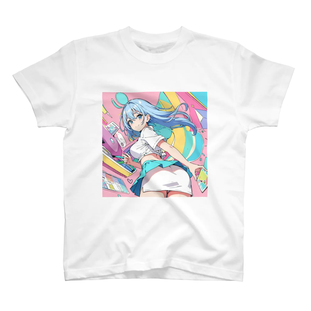 yozoraniyumeoの魔法オフィスレディ少女 スタンダードTシャツ