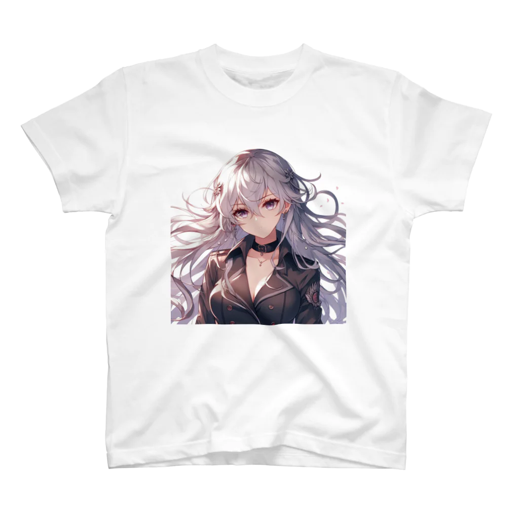 美少女silver girl'sの銀髪の女の子7 Regular Fit T-Shirt