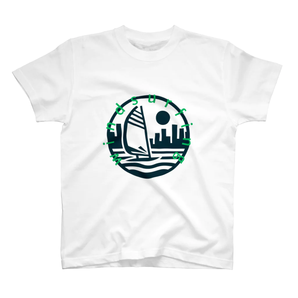 Mt_Pear_Designのwindsurfing city スタンダードTシャツ