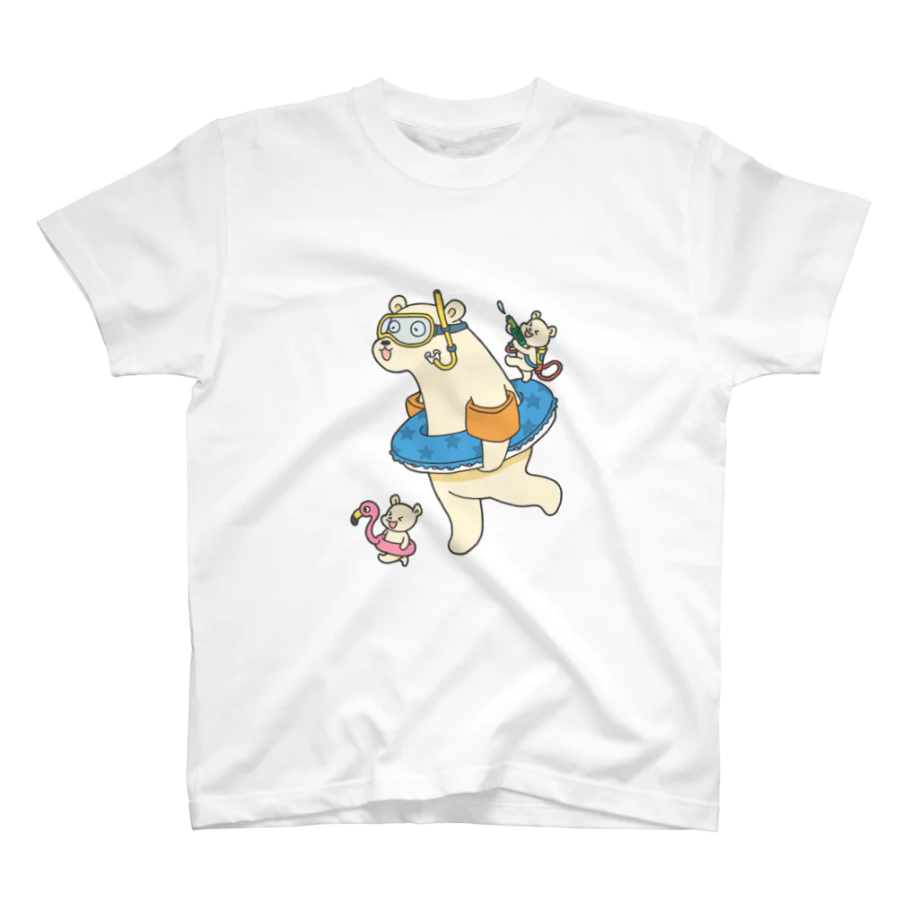 チョッちゃんのシロクマ夏休み スタンダードTシャツ