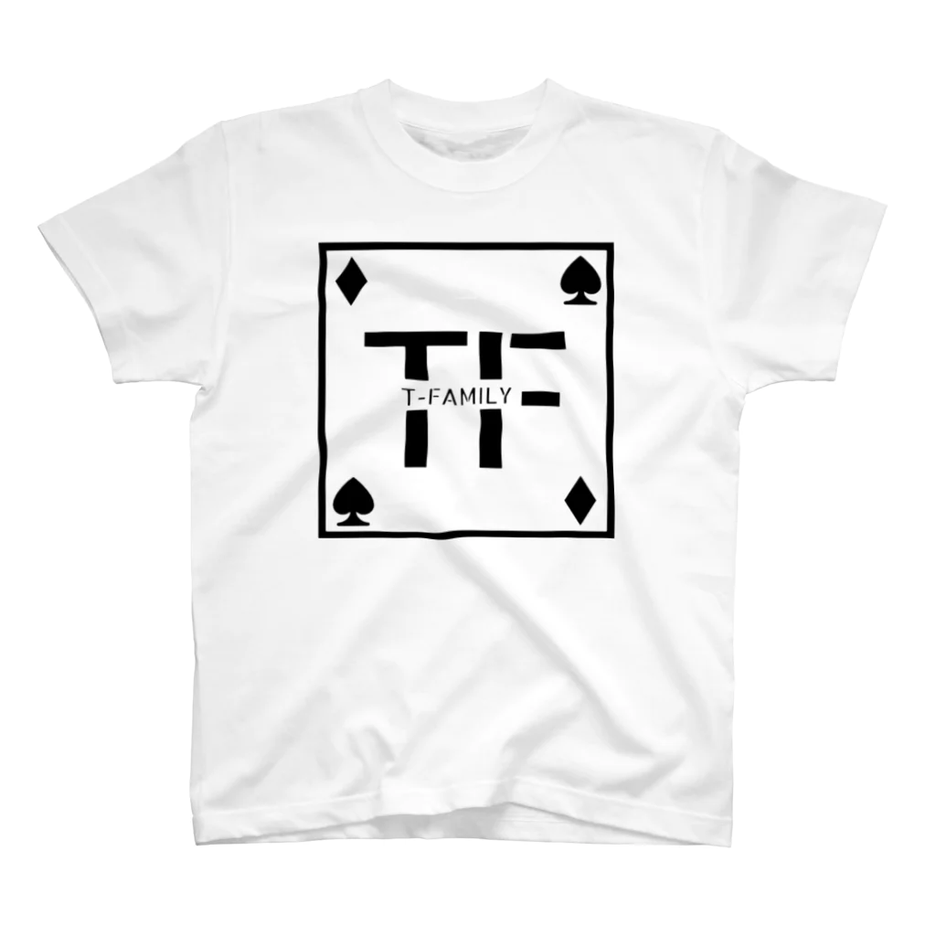 BLAKDICE by TOMMYのT-fam logo スタンダードTシャツ