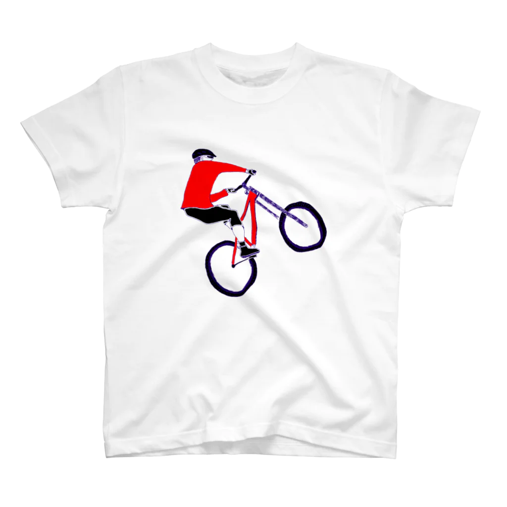 NIKORASU GOのMTBデザイン「RIDE」 Regular Fit T-Shirt