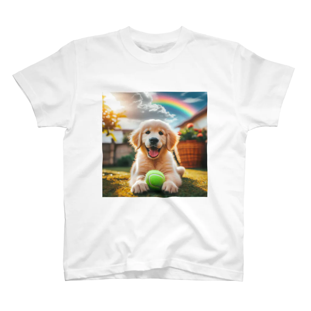 アニマルペイントの犬のグッズ Regular Fit T-Shirt