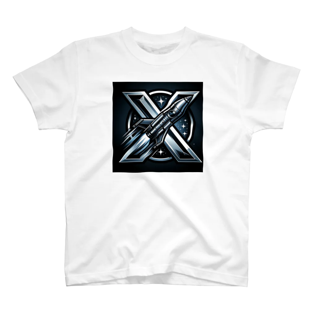 亀蘭タマムシのThe "X" when it comes to rockets. スタンダードTシャツ