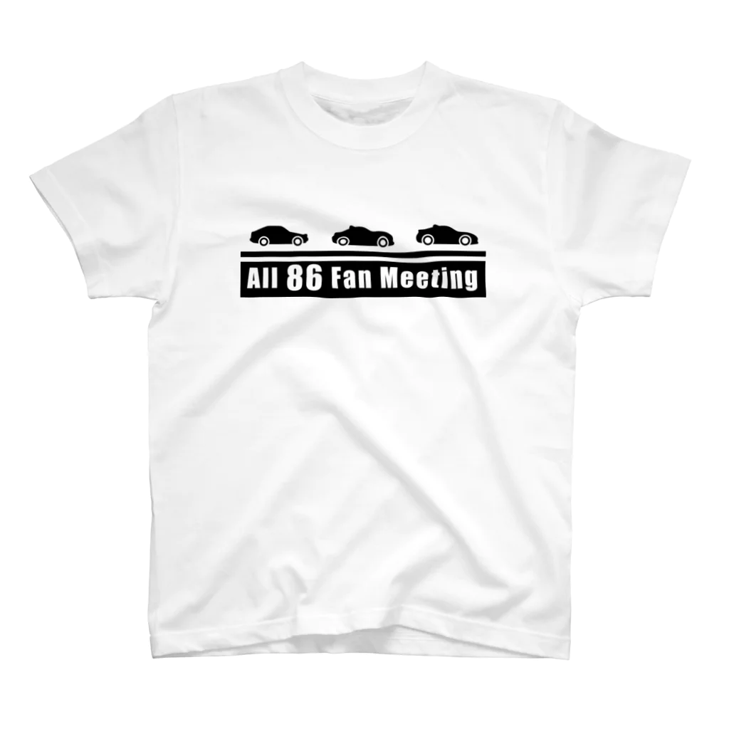 Ayarally RacingのAll 86 Fan MT バナー Regular Fit T-Shirt