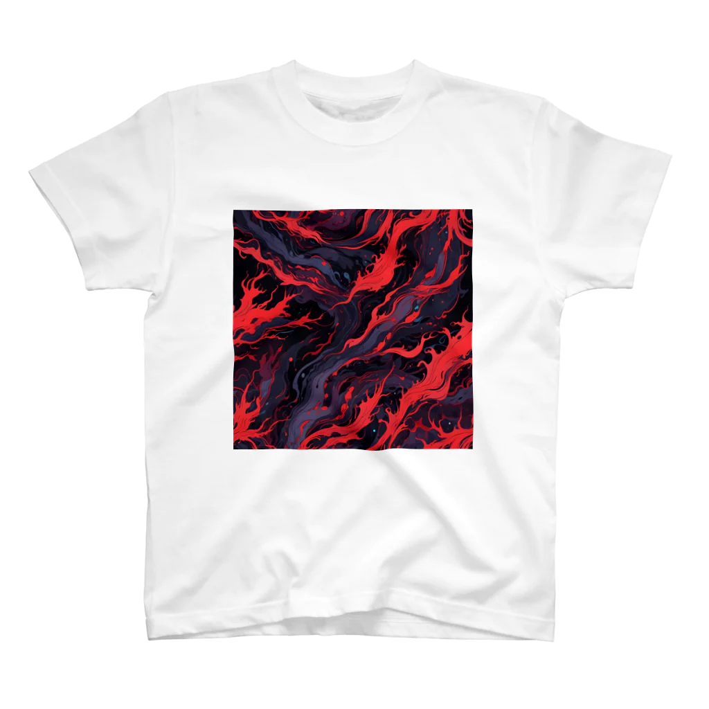 AI Fantasy Art Shopのart of fire① Regular Fit T-Shirt