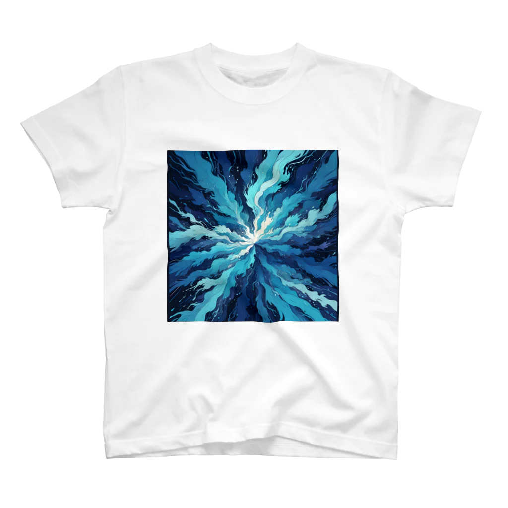 AI Fantasy Art Shopのart of fire④ Regular Fit T-Shirt