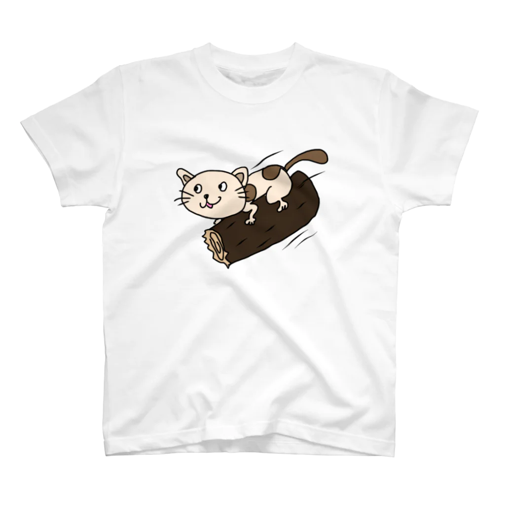 おできちゃんのとぶねこ Regular Fit T-Shirt