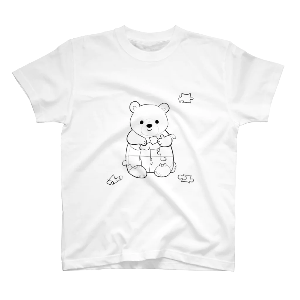 ganeshaのかわいいクマ スタンダードTシャツ