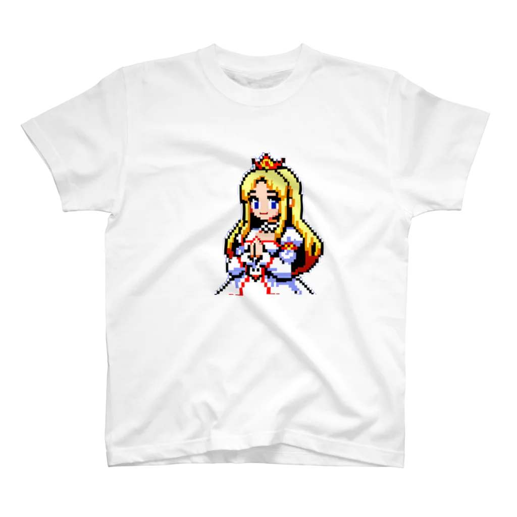 J-SHOPのピクセルアート　王女様2 Regular Fit T-Shirt