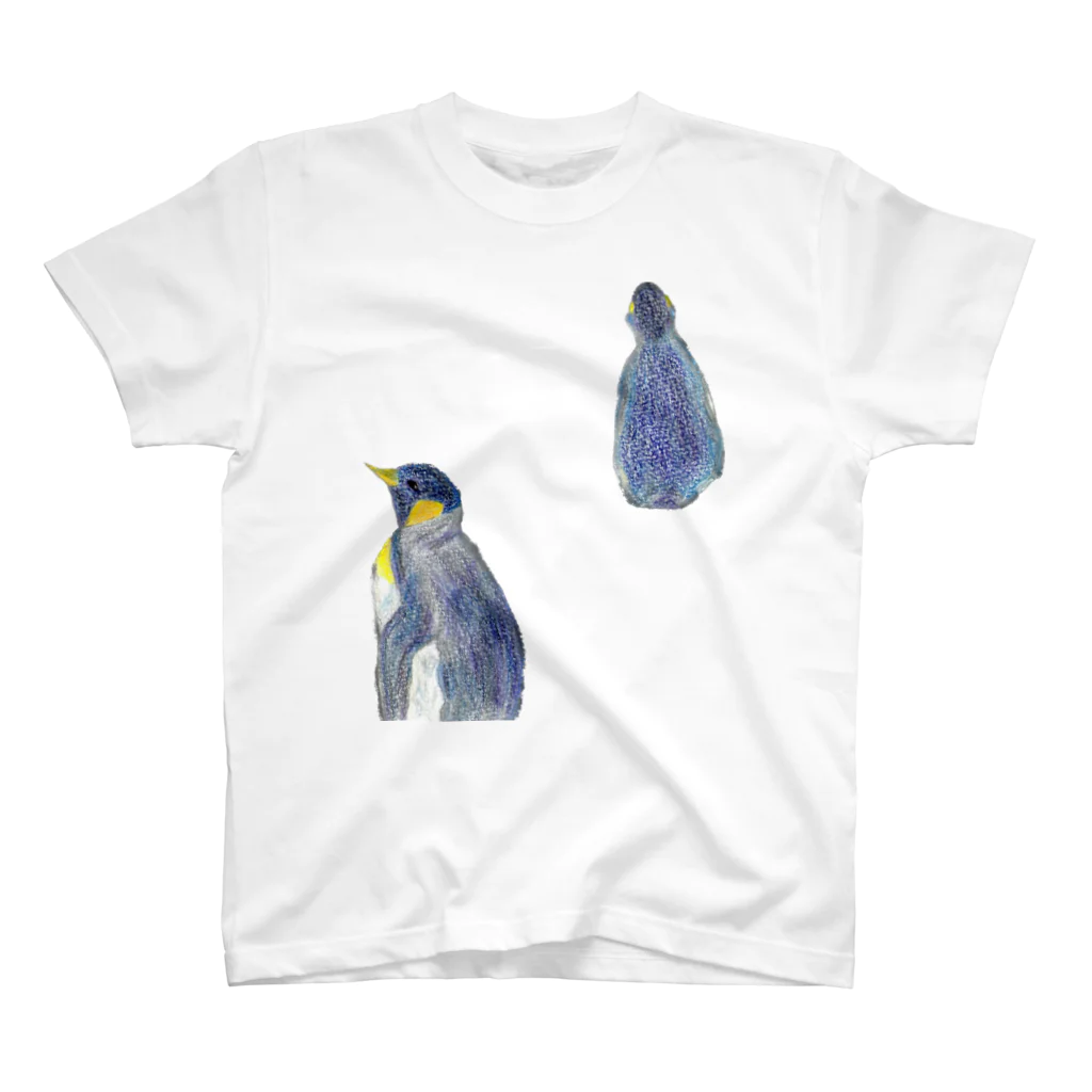 つぎの皇帝ペンギン　ふたり スタンダードTシャツ