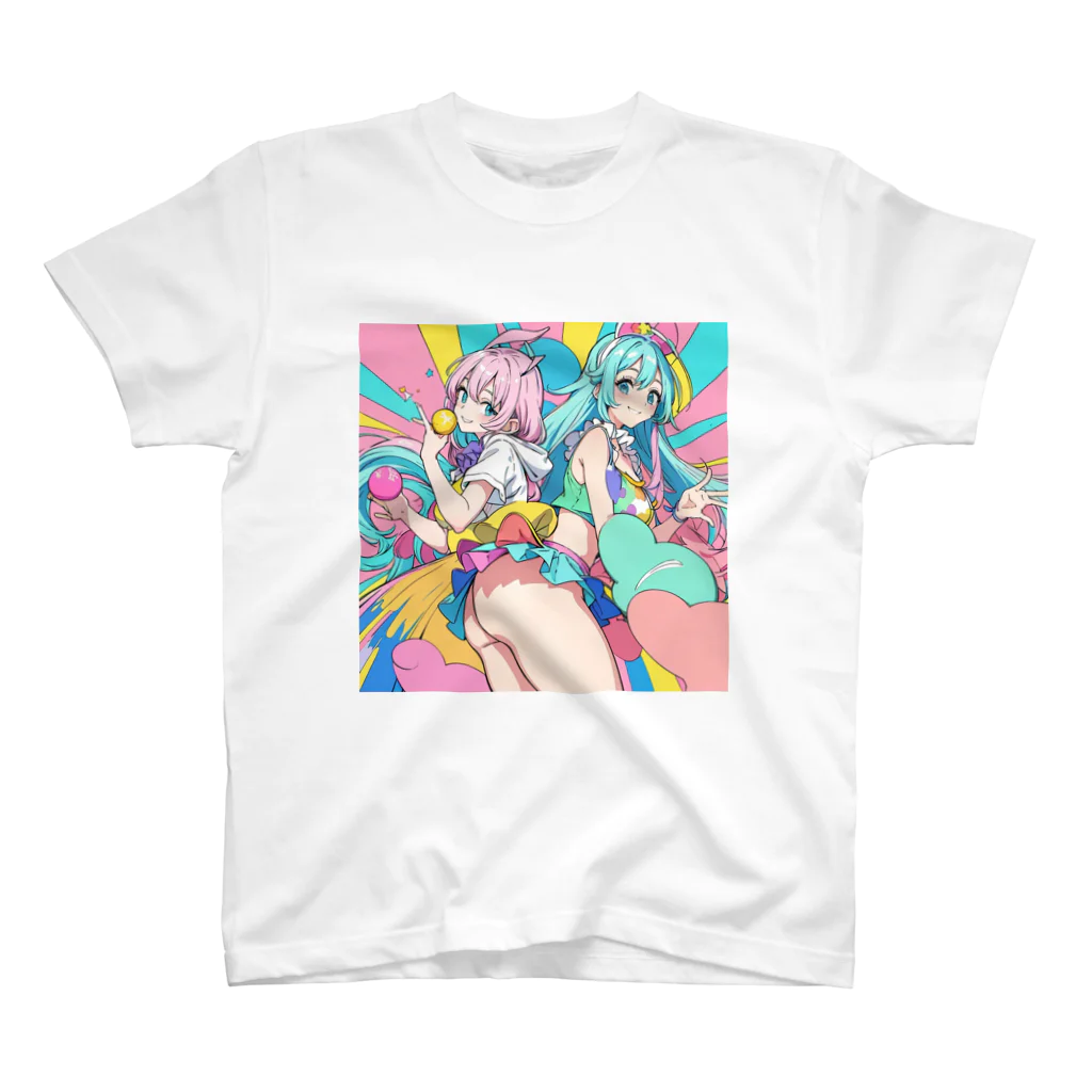 yozoraniyumeoの魔法サーカス姉妹少女 Regular Fit T-Shirt