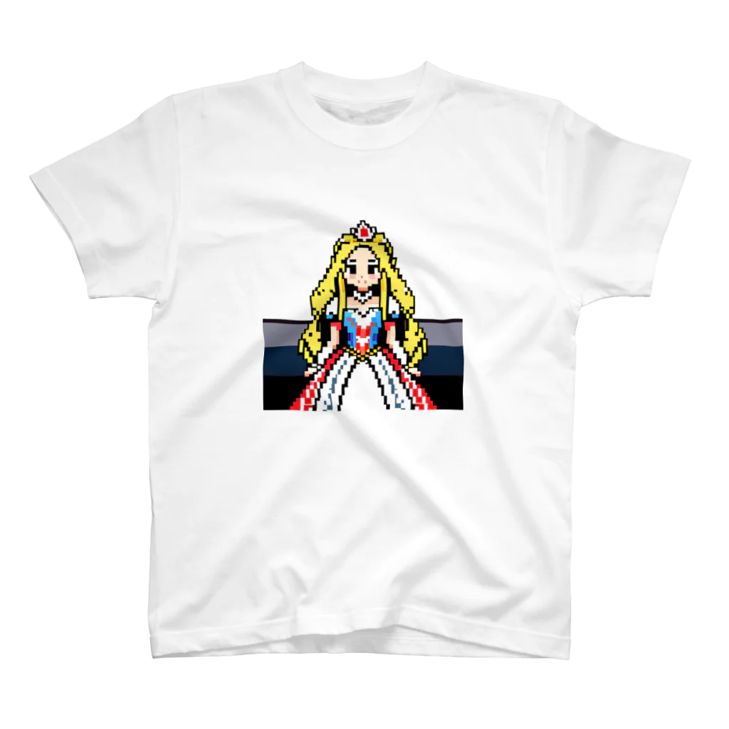 J-SHOPのピクセルアート　王女様3 Regular Fit T-Shirt