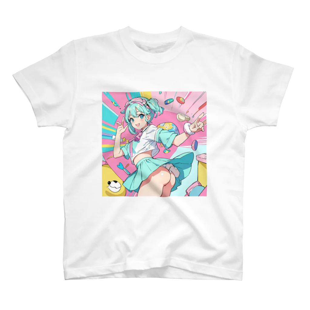 yozoraniyumeoの魔法スイーツ少女 スタンダードTシャツ