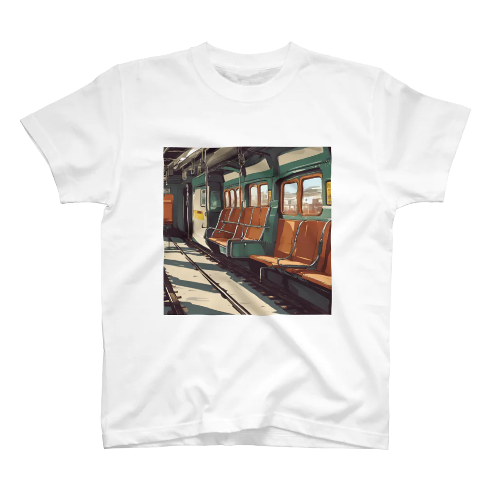 atoyuki_SHOPの電車座席２ スタンダードTシャツ