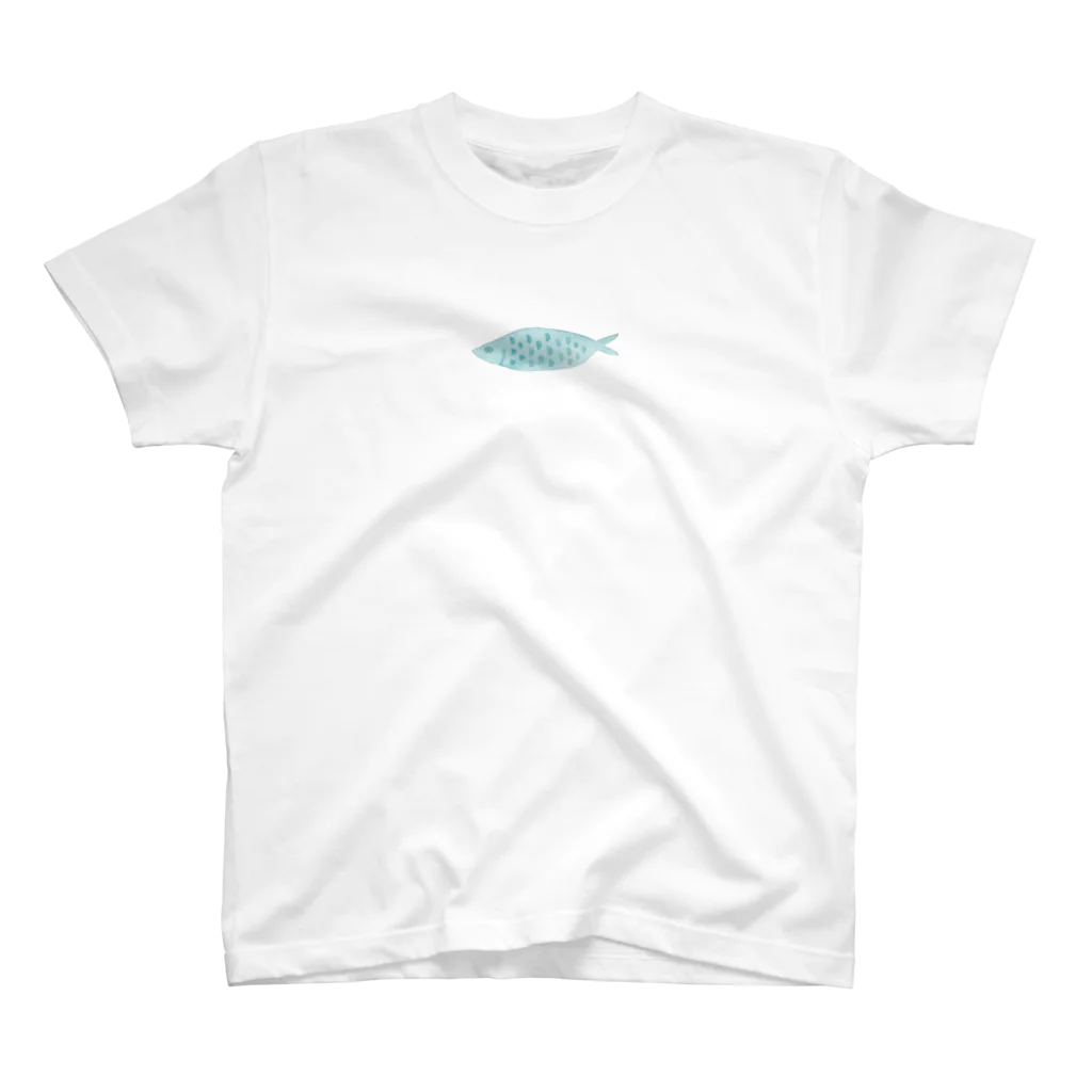 ドラ水彩の水彩イラスト　魚 Regular Fit T-Shirt