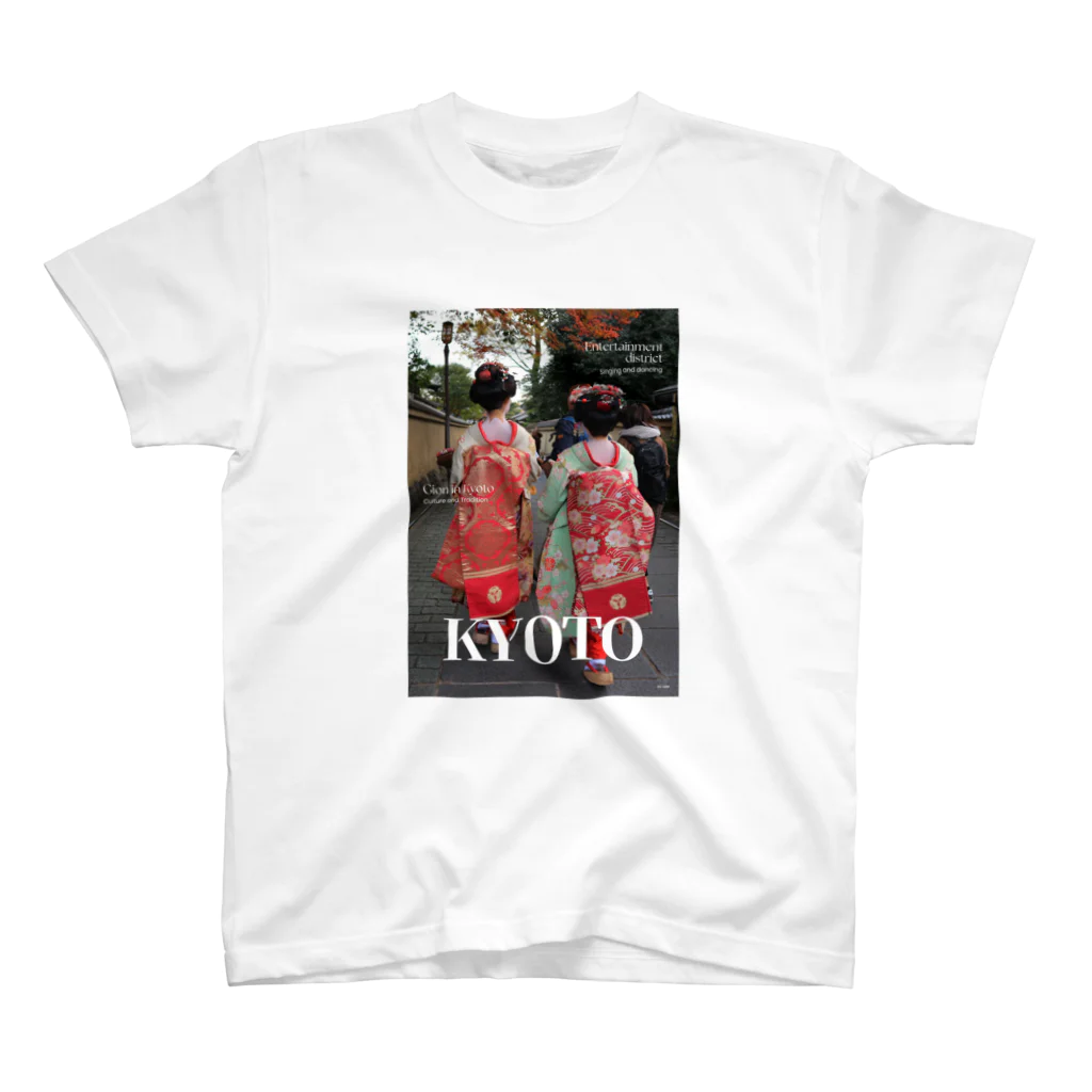 久保田ひさとのショップの【For foreigners 】 KYOTO スタンダードTシャツ