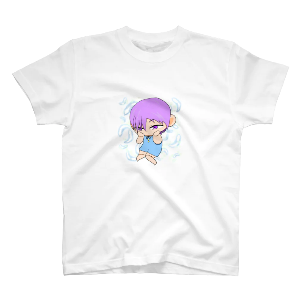 Doll Fantasyの藤木紫乃／羽／透過 Regular Fit T-Shirt