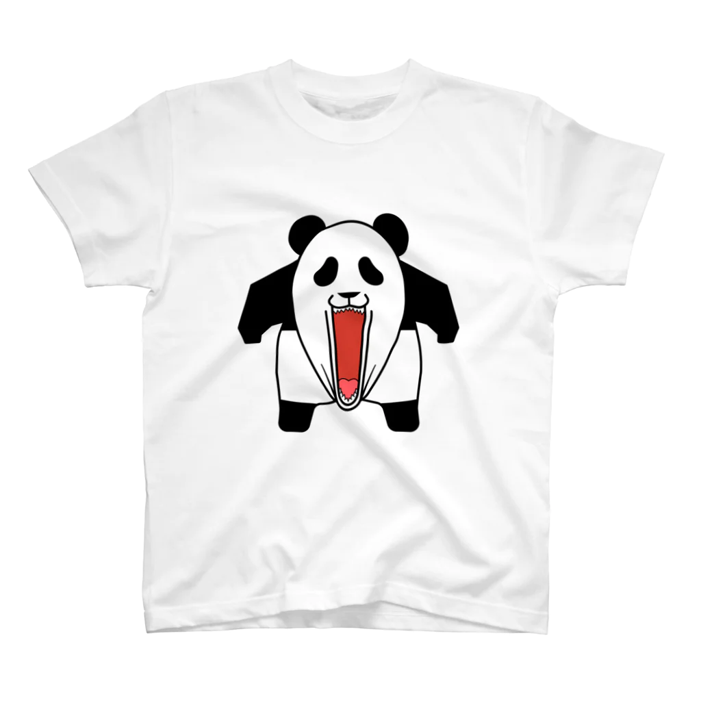 まがおのパンダの咆哮 Regular Fit T-Shirt
