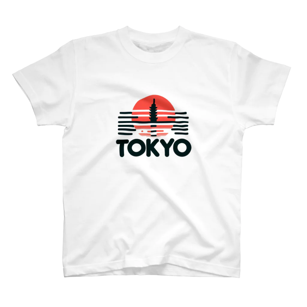 aoharu2005の東京 Regular Fit T-Shirt