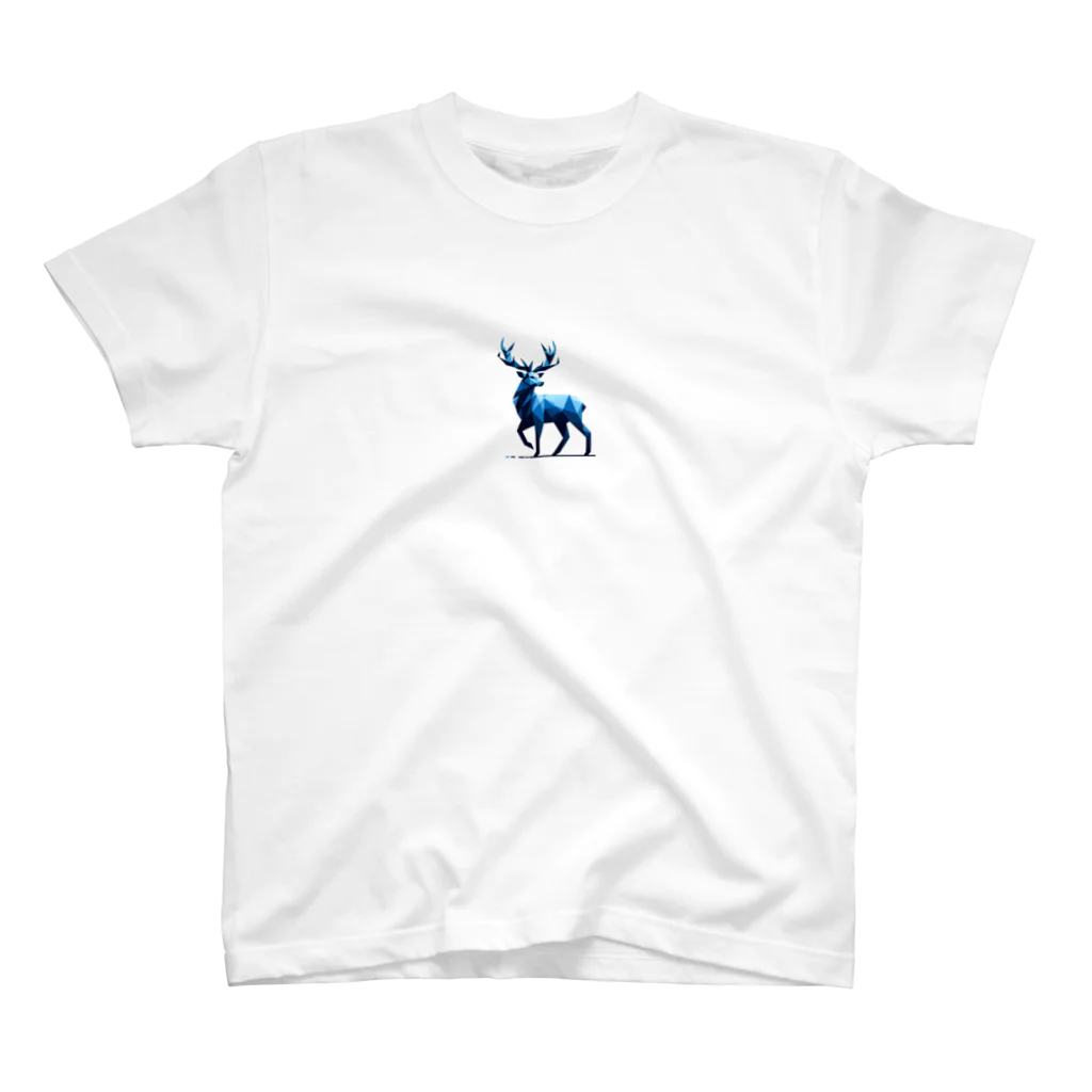 VCPのBLUEPOLYGON-DEER スタンダードTシャツ