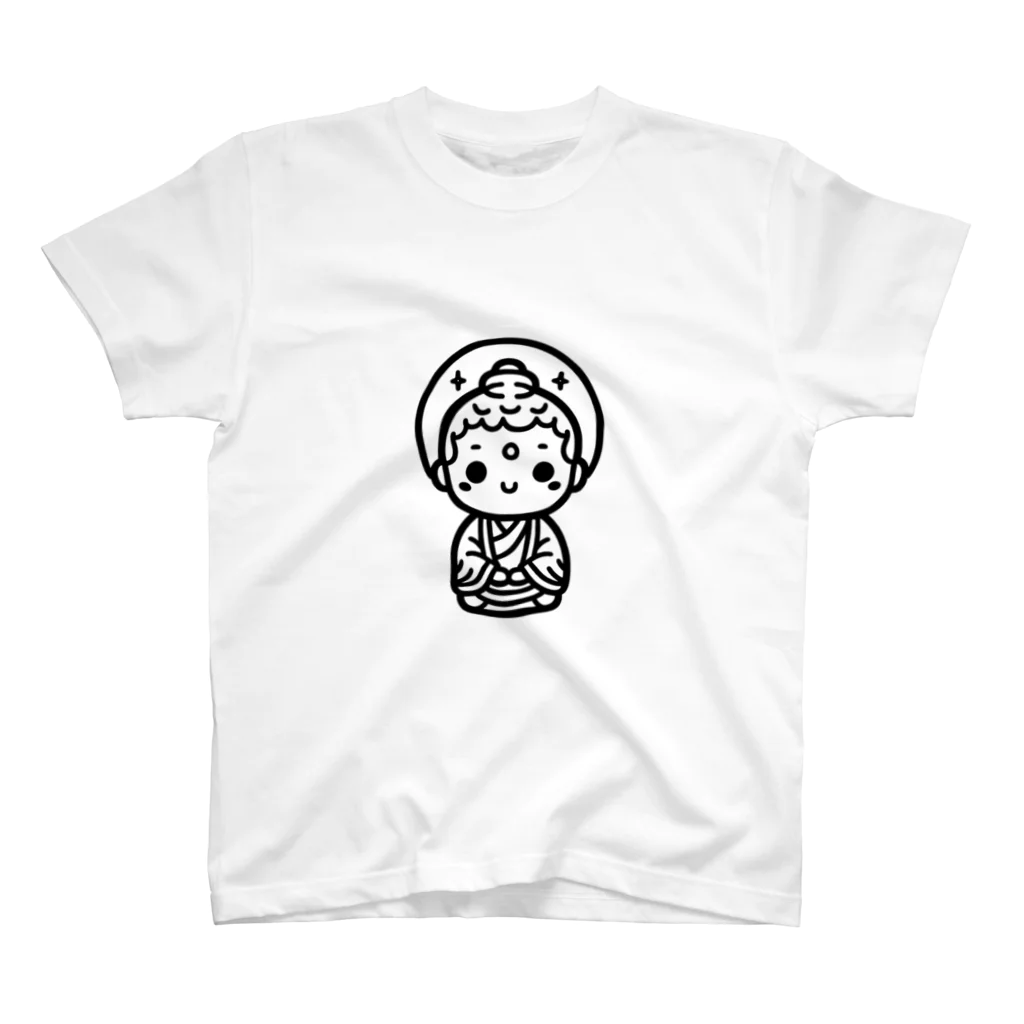 BOSATUのかわいい菩薩のシンプルイラスト Regular Fit T-Shirt