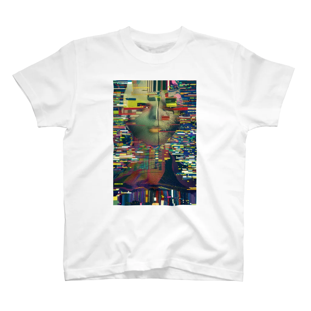 Blue planetのvol.4 glitch スタンダードTシャツ