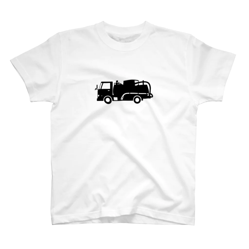 働く車・乗り物Tシャツ／KK商店のバキュームカー Regular Fit T-Shirt