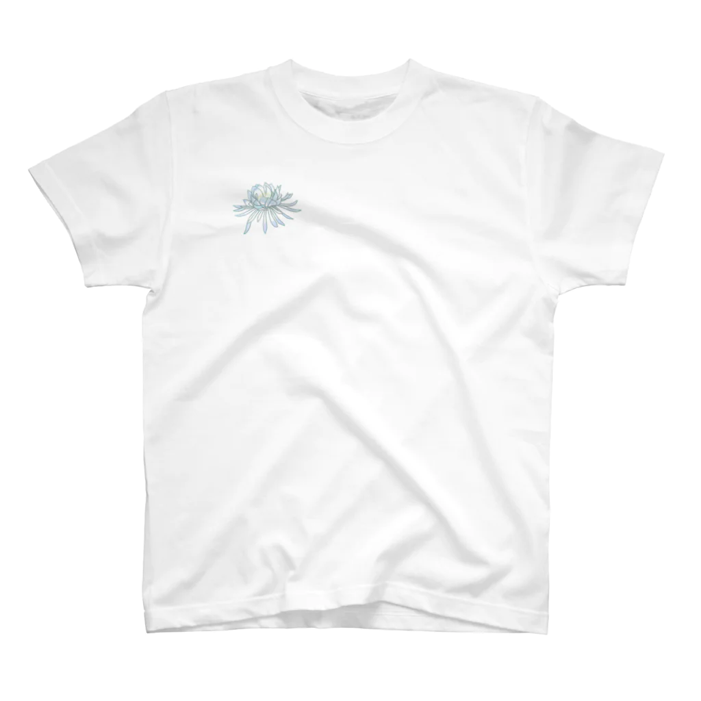 綾錦工房 りこりすの三味線 -雪月花-【月下美人】 Regular Fit T-Shirt