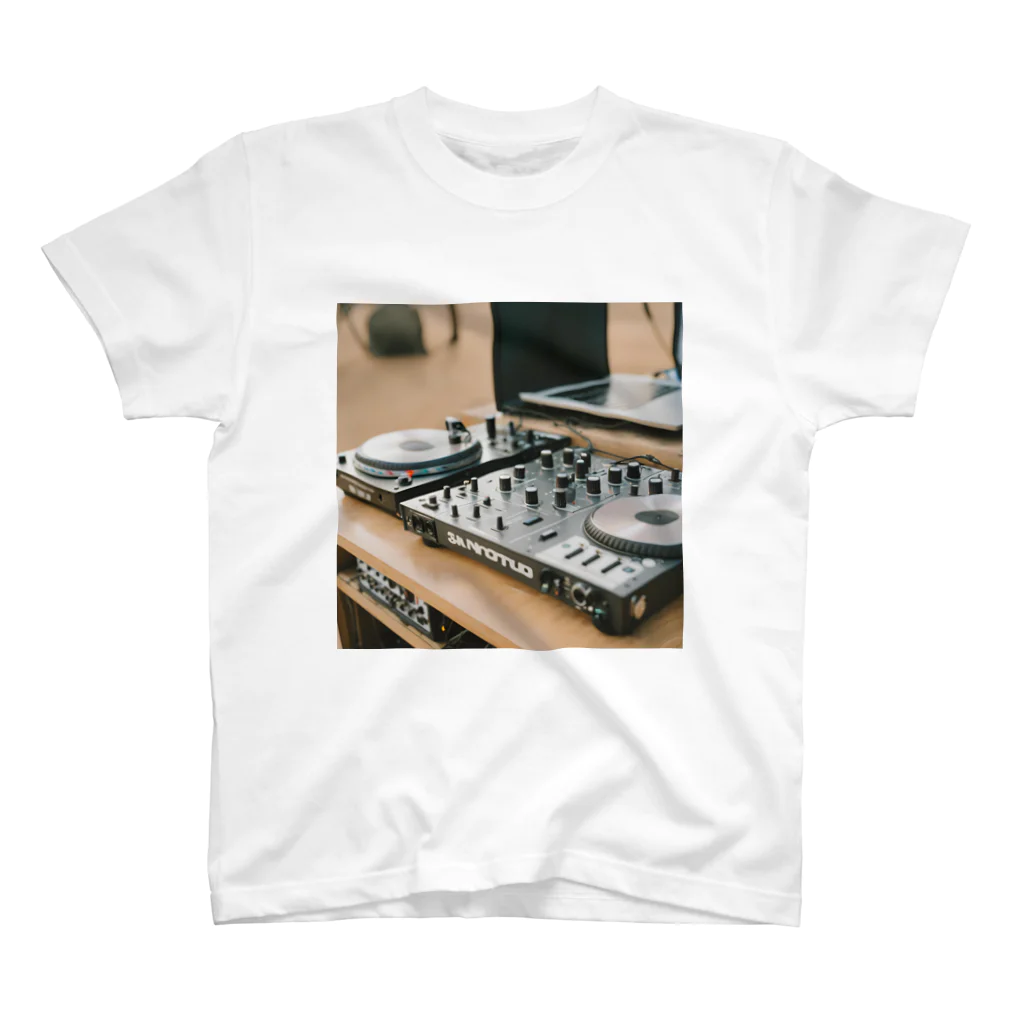 Creative Canvas-くリエイティブキャンバスのDj　機材 スタンダードTシャツ