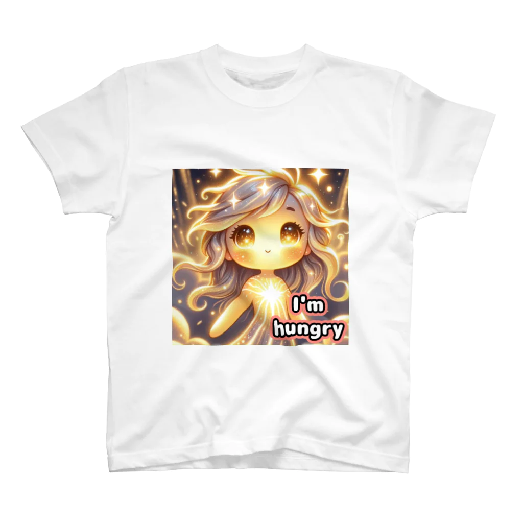 Healing channel with AIの光ちゃん　『お腹すいた』 スタンダードTシャツ