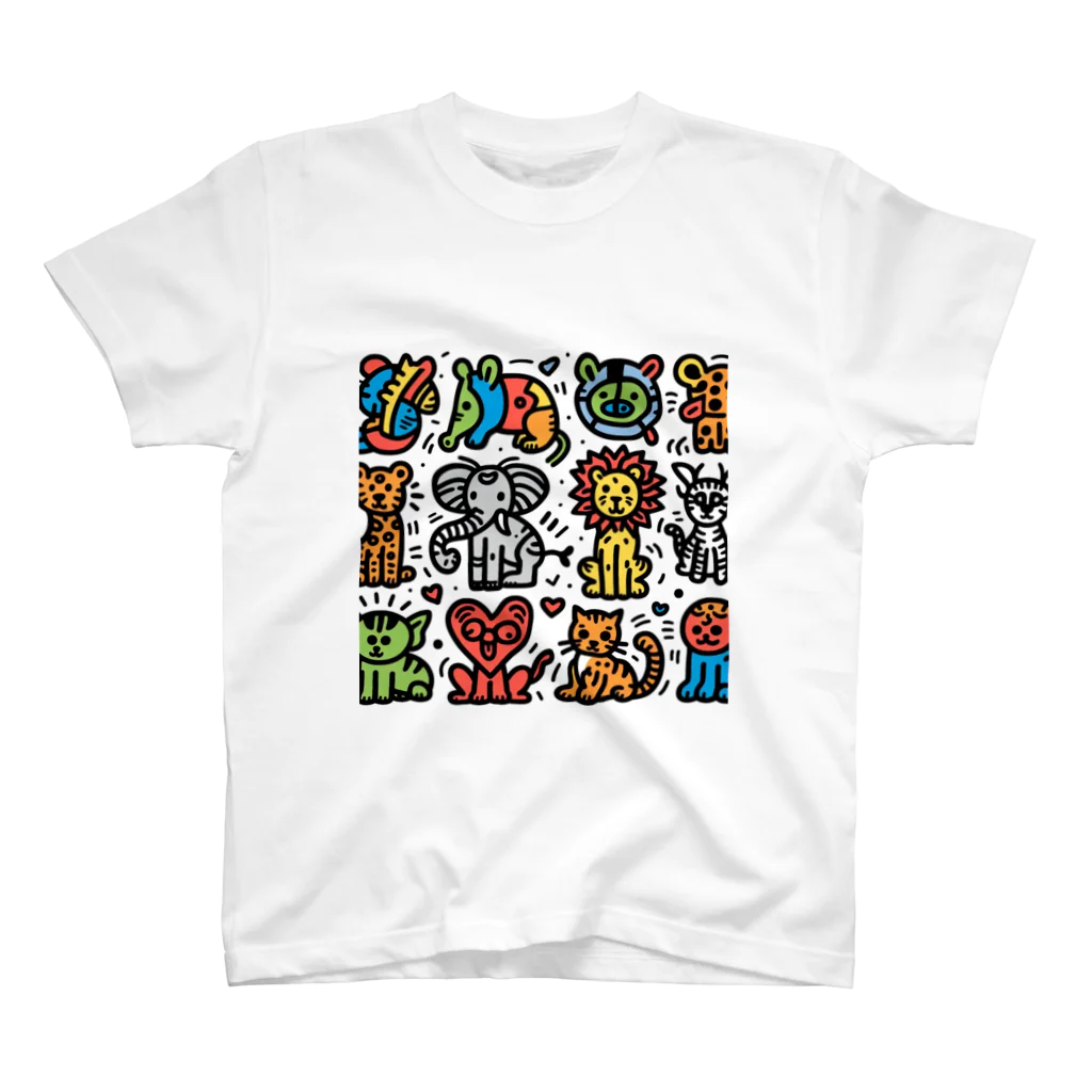 rightOneのアートタイム スタンダードTシャツ