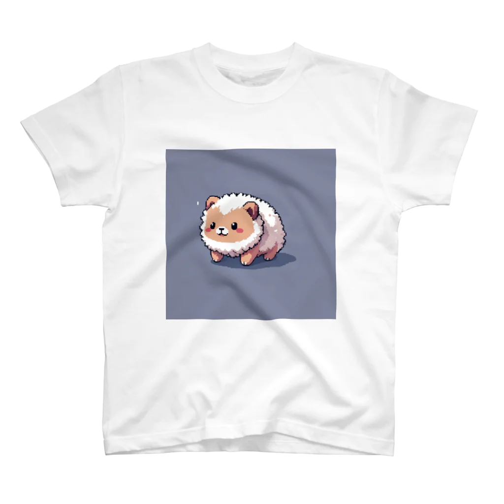 SimplicitySmilesのこの可愛いキャラは犬？犬じゃない？その正体は謎… Regular Fit T-Shirt