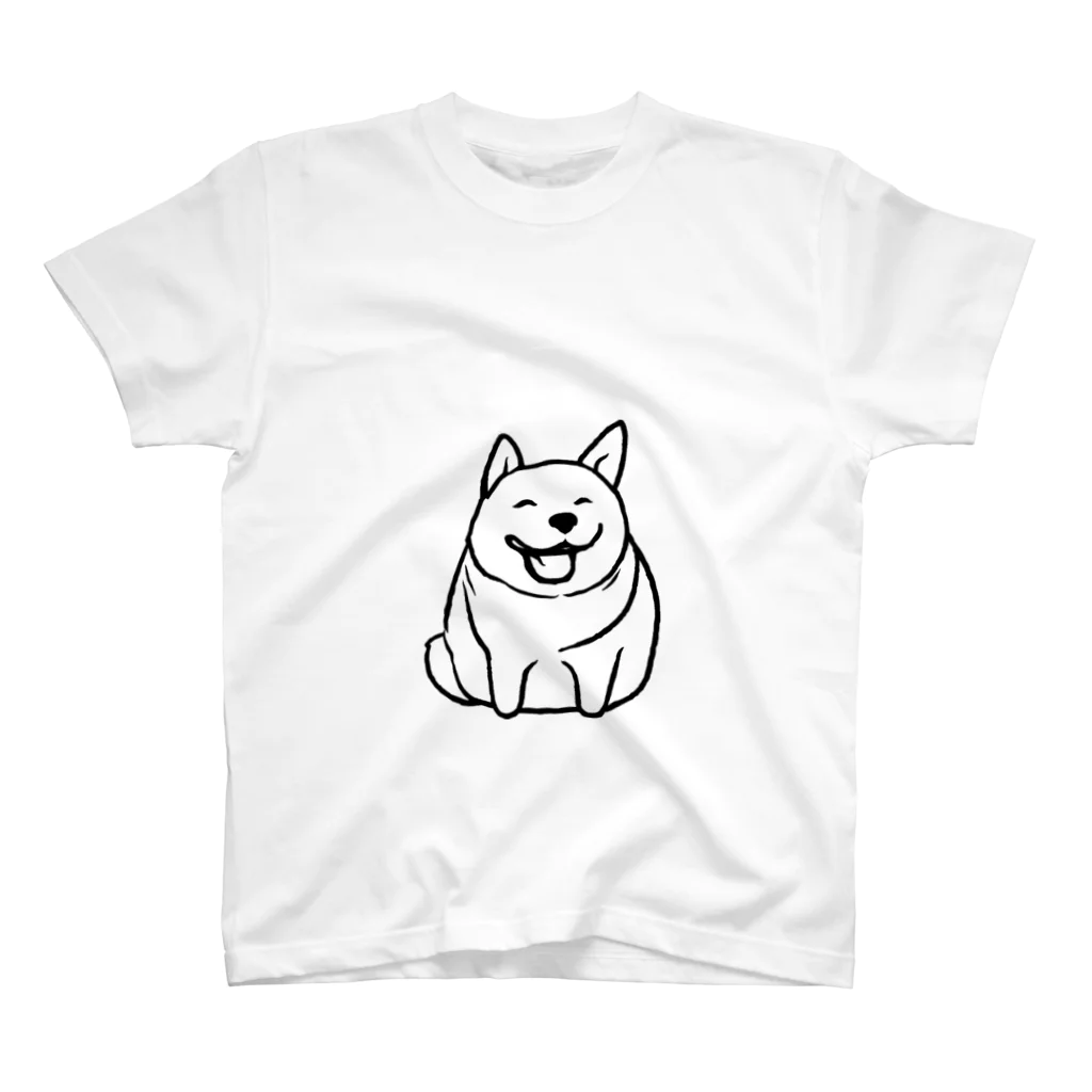 ていく it いーじーのぽちゃしば Regular Fit T-Shirt