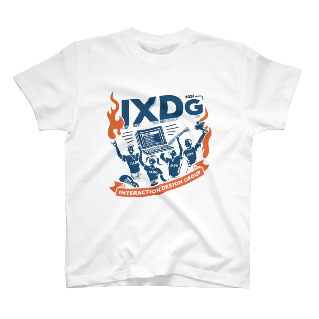 相互作用創造集団のIxDG神輿！（薄いカラー） Regular Fit T-Shirt