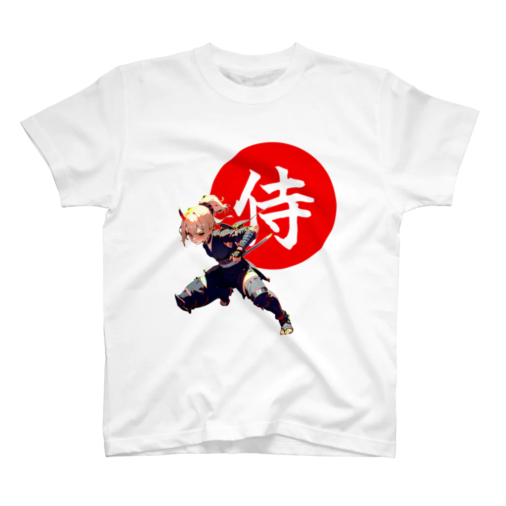 Hentai Cyberpunkのsamurai girl スタンダードTシャツ